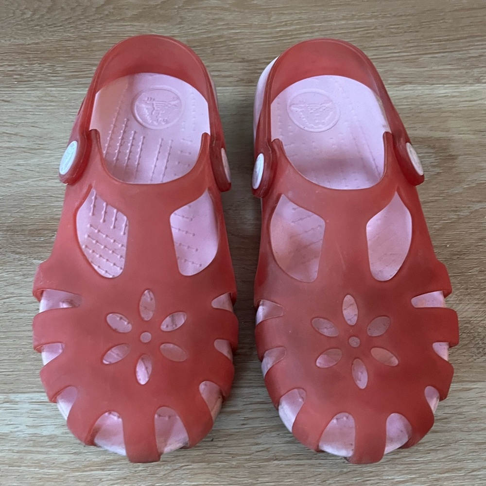 CROCS Kids Dark Pink Sandals